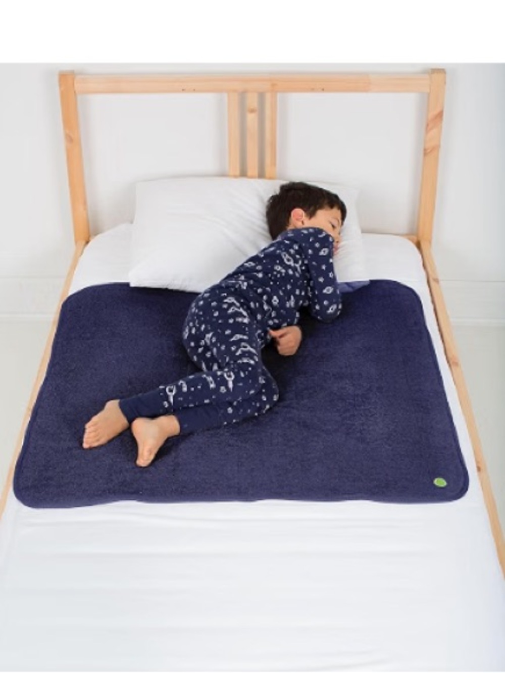 Waterproof Mattress Protector Pad - Navy Blue